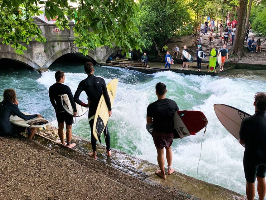 Munich One Day Amazing River Surfing Eisbach In Munich