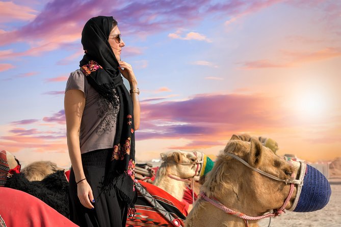Desert Safari With Camel Ride, Sand Boarding & Inland Sea Tour in Doha