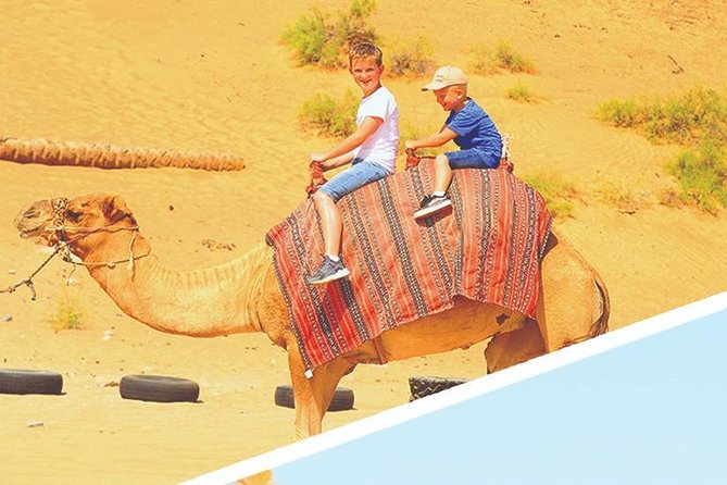 Dubai Desert 4×4 Dune Bashing, Sandboarding, Camel Riding, Dinner