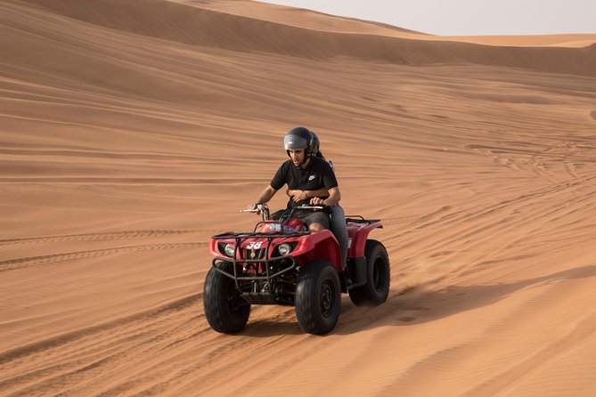 Dubai: Half-Day Quad Bike Safari, Camel Ride & Refreshment - Quad Biking in the Desert