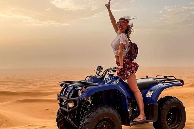 Dubai Red Dunes Safari, Quad Bike, Live Shows With BBQ Dinner - Quad Biking Experience