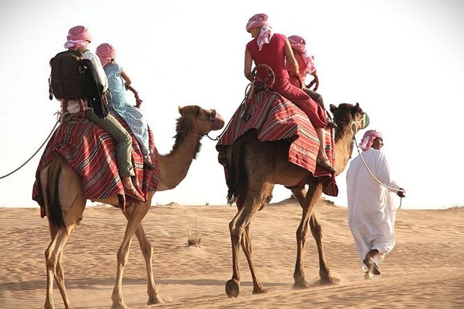 Gold Sunset Desert Safari ,Sand Boarding,Camel Ride,Inland Sea