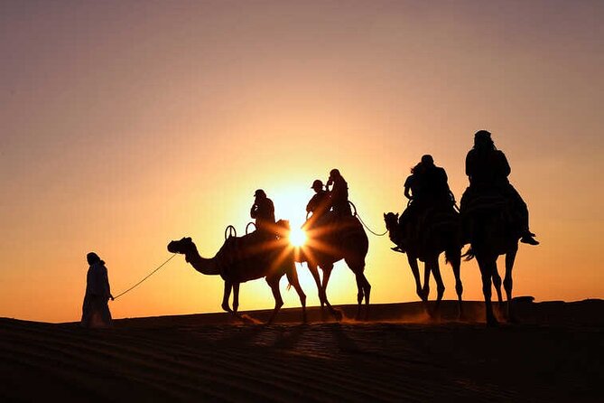 Morning Desert Safari With Quad Bike, Camel Ride & Sandboarding