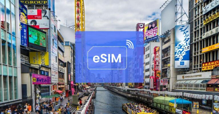 Osaka: Japan/ Asia Esim Roaming Mobile Data Plan