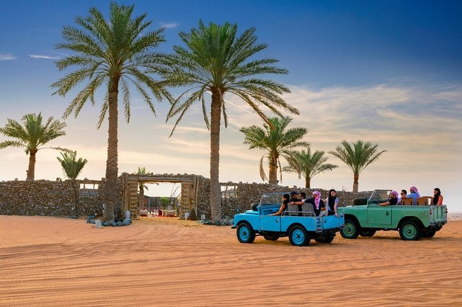 Overnight Desert Safari - Vintage Land Rovers & Traditional Activities - Bedouin-Inspired Camp and Royal Retreat