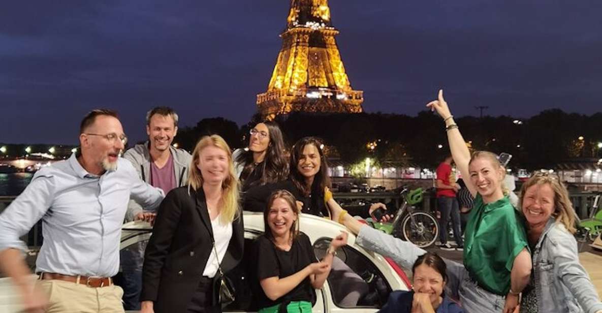 Paris: City Sightseeing Tour at Night in Vintage Car - Tour Overview