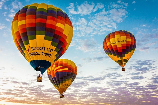 Phoenix Hot Air Balloon Ride at Sunrise - Scenic Sonoran Desert Backdrop