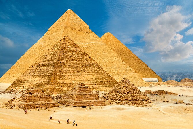 Private All Inclusive Giza Pyramids, Sphinx and Camel Ride - Giza Pyramids Tour Overview