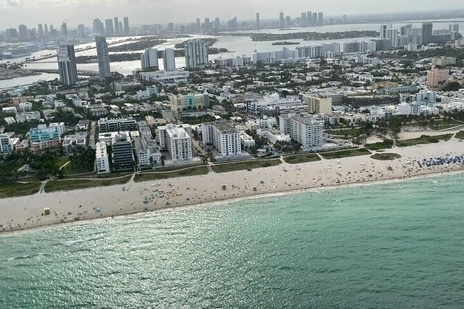 South Beach Miami Aerial Tour : Beaches, Mansions and Skyline