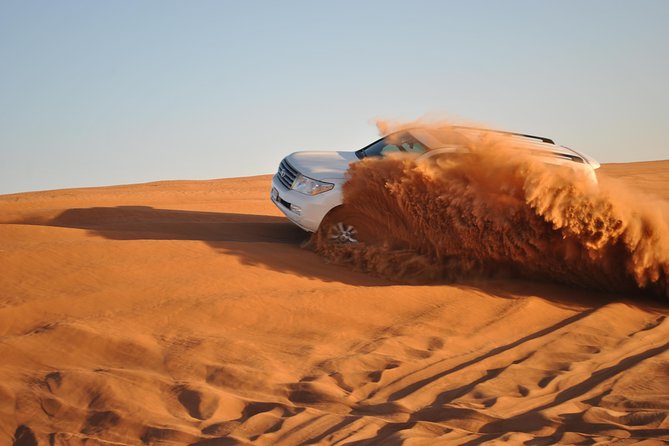 Thrilling Desert Safari Dubai, Sand Surf, Optional Camp Dinner