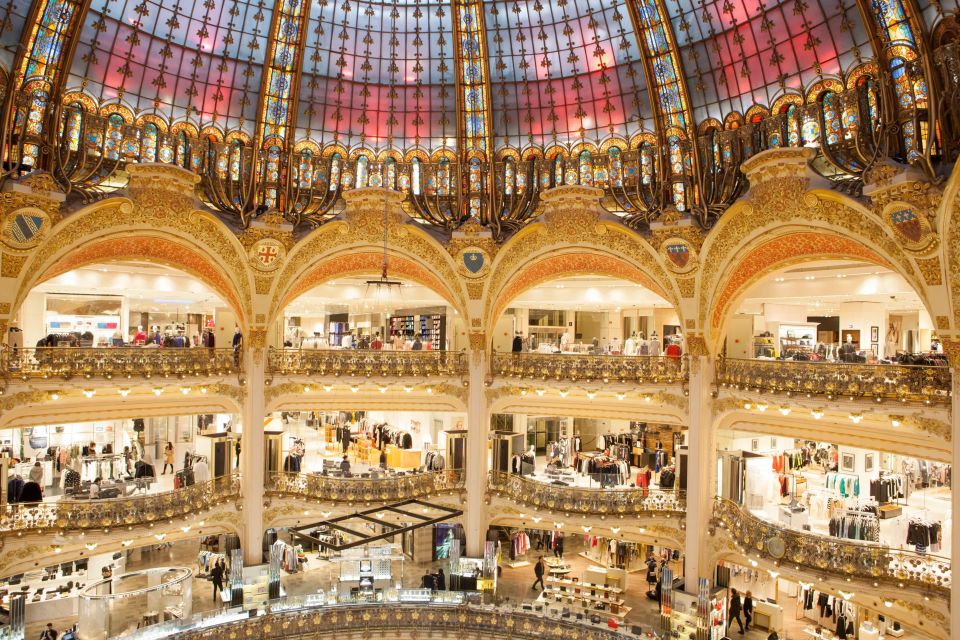 8 Hours Paris Tour With Galeries Lafayette and Lunch Cruise - Private Air-Conditioned Vehicle