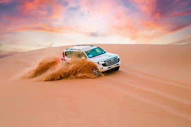 Abu Dhabi Morning Desert Safari: 4x4 Dune Bashing, Camel Ride and Sandboarding - Thrilling Desert Adventure