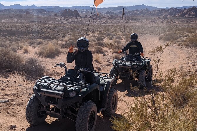 ATV Tour and Dune Buggy Chase Dakar Combo Adventure From Las Vegas - Valley of Fire Experience