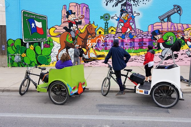 Austin Mural Selfie Tour by Pedicab - Highlights of the Murals