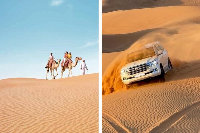 Desert Safari, Camel Ride, Sand Boarding, Inland Sea Visit COMBO - Camel Ride Adventure