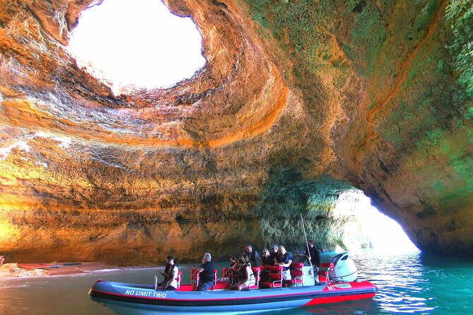 Dolphins and Benagil Caves From Albufeira - Boat Specifications
