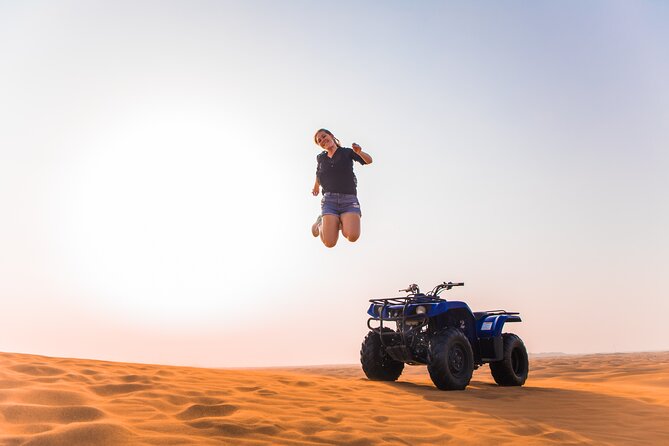 Dubai 4x4 Desert Safari, Quad Bike, Camel Ride & BBQ Dinner - Quad Bike Adventure in the Dunes