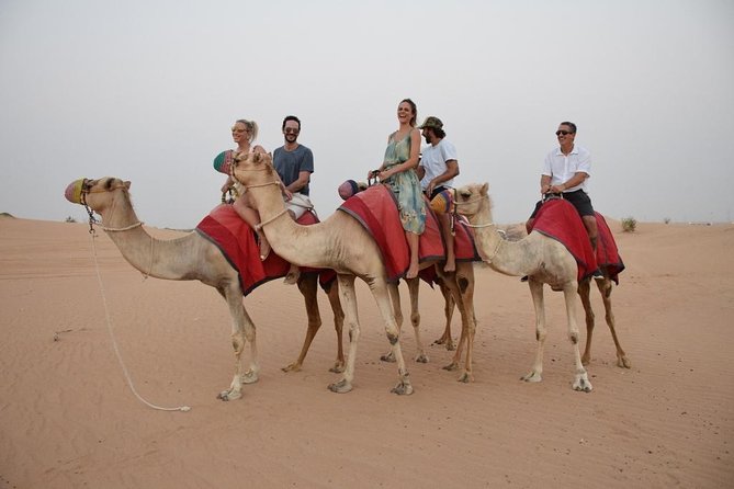Dubai Desert 4x4 Dune Bashing, Sandboarding, Camel Riding, Dinner - Sandboarding Fun