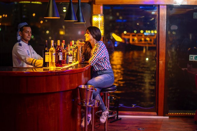 Dubai Marina Royal Dinner Dhow Cruise Including Transfers - Included Features