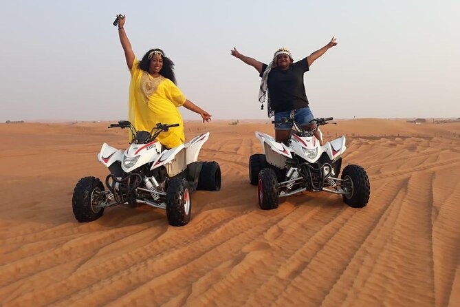 Dubai Red Dunes Safari, Quad Bike, Live Shows With BBQ Dinner - Thrilling Dune Bashing Adventure