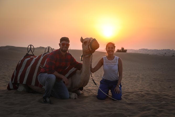 Dubai: Sunset Camel Caravan Safari With BBQ Dinner at Al Khayma Camp - Savoring Arabian Coffee and Dates
