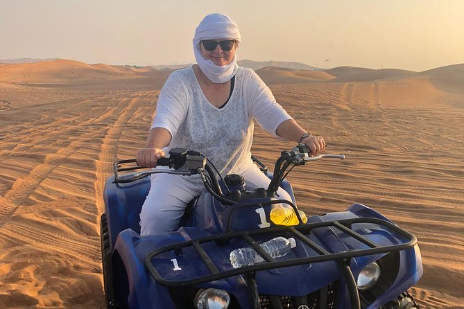 Dubai: Unique MORNING Quad Bike Red Dunes Safari - Quad Biking Experience