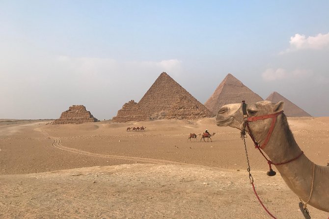 Full-Day Giza Pyramids and Egyptian Museum Private Tour - Giza Pyramids and Sphinx