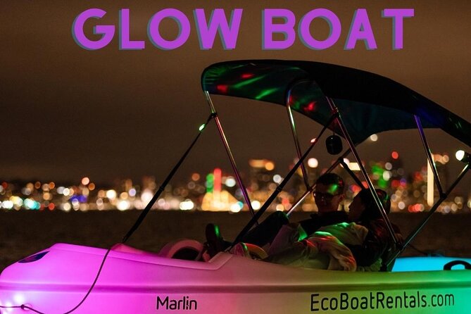 Glow Pedal Boat Rental in San Diego Bay! Night Date Idea! - Rental Details