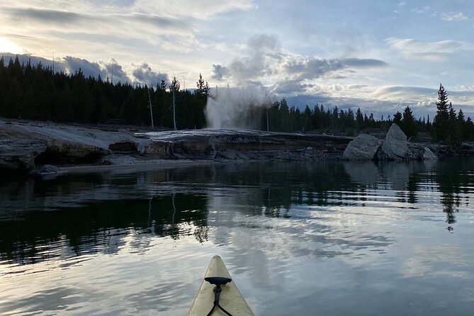 Kayak Day Paddle on Yellowstone Lake - Geothermic Wonders on the Lake