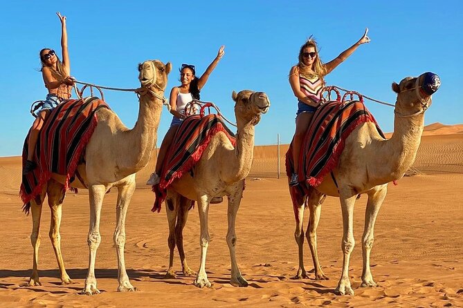 Morning Desert Safari Dubai:Red Dunes Desert,Camel Ride,Sand Boarding (Private) - Camel Ride Experience
