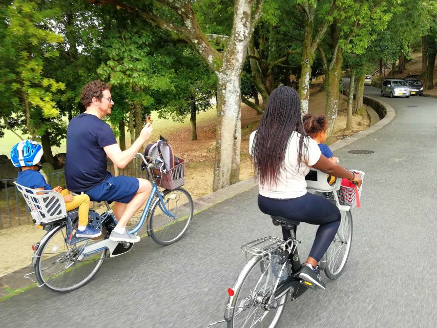 Nara: Nara Park Private Family Bike Tour With Lunch - Customizable Tour