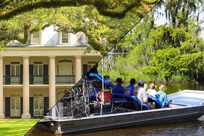 Oak Alley Plantation and Small Airboat Tour From New Orleans - Airboat Adventure