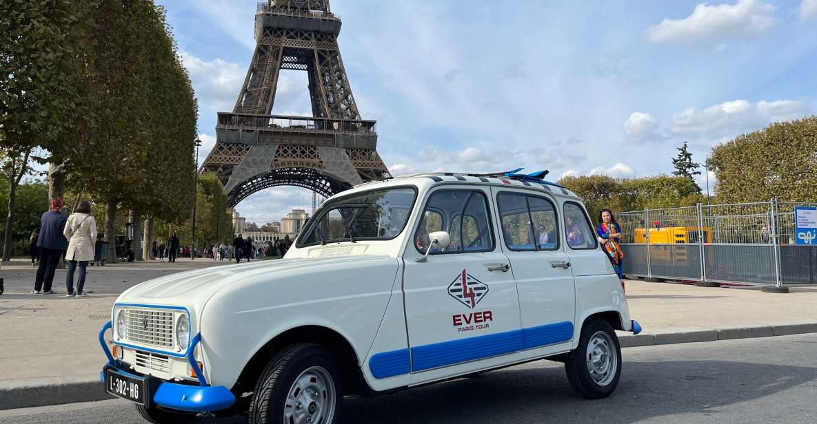 Paris: Private Sightseeing Tour in Renault 4L Electric 2h - Inclusions