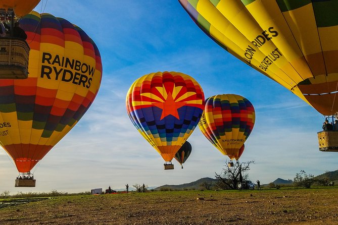 Phoenix Hot Air Balloon Ride at Sunrise - Passenger Participation in Inflation