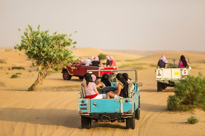 Private Vintage Land Rover Heritage Desert Safari- 4 Course Dinner & Activities - Emirati Cultural Immersion