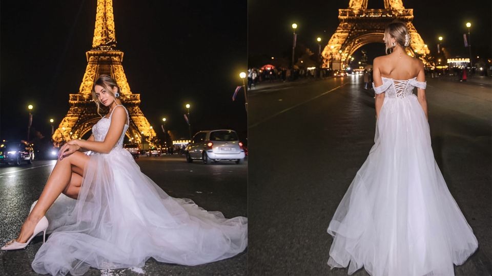 Pro Photo Session at The Eiffel Tower - Rental Dress - Rental Dress Service