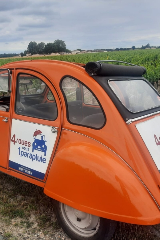 Saint-Émilion: Citroën 2CV Private 1 Day Wine Tour - Pickup and Drop-off