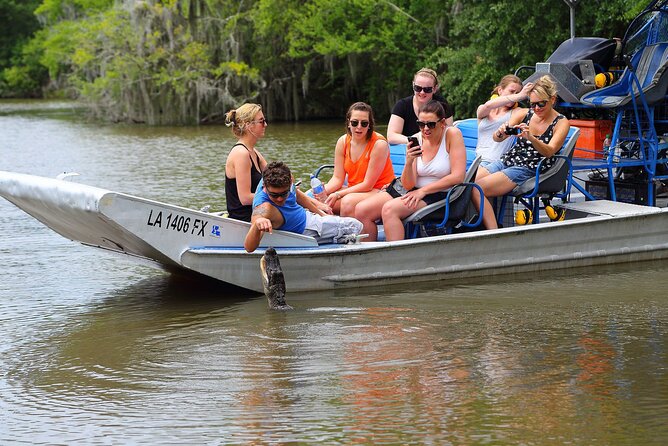 Small-Group Airboat Swamp Tour With Downtown New Orleans Pickup - Swampland Exploration