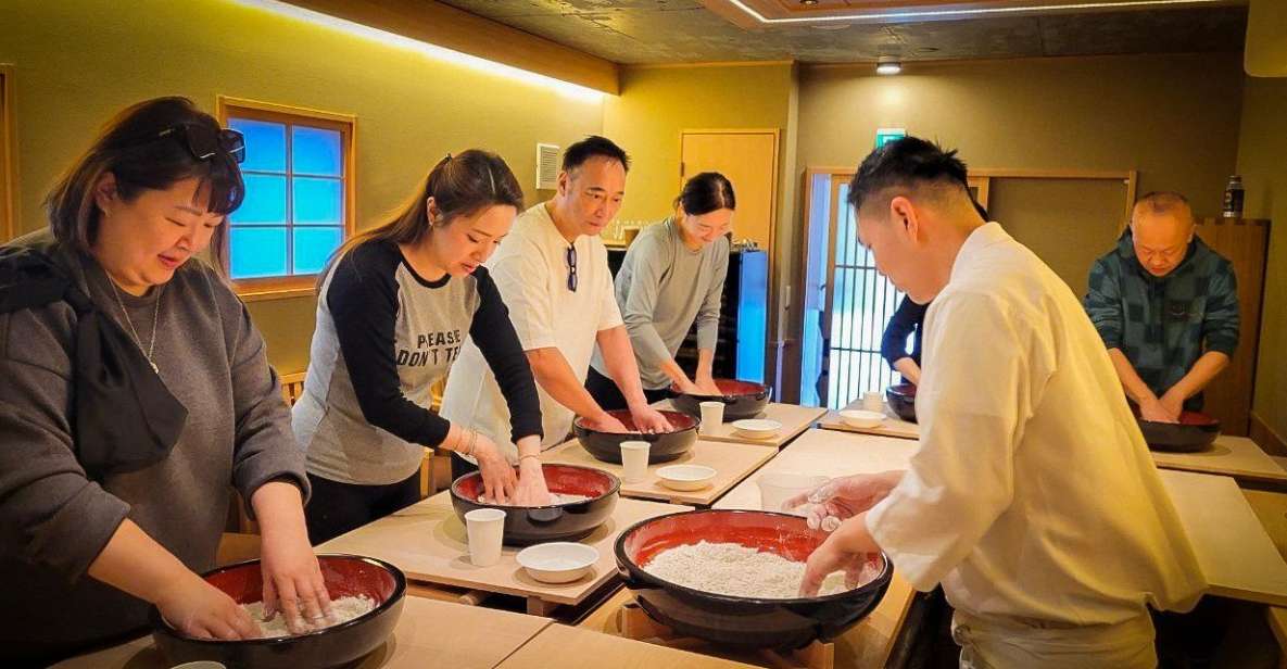 Soba Making Experience With Optional Sushi Lunch Course - Soba Making Experience