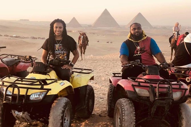 VIP Tour Giza Pyramids Sphinx ATV Bike Camel Shopping Dinner Show - ATV Adventure