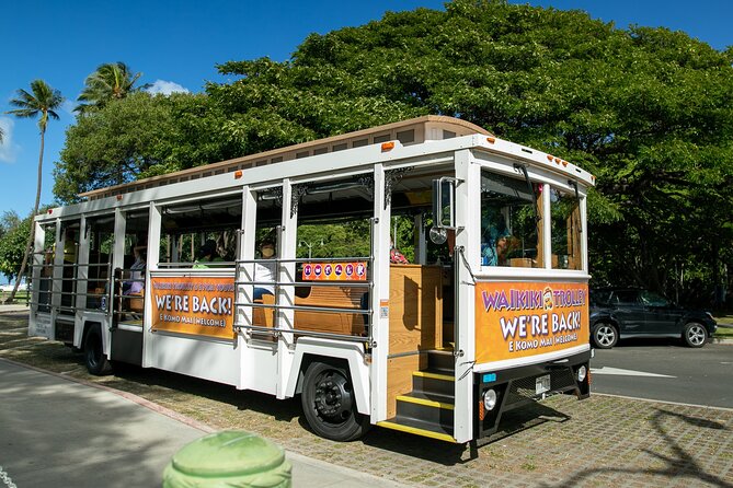 Waikiki Trolley Blue Line Coastline & Local Grindz Hop-on Hop-off - Schedule and Inclusions