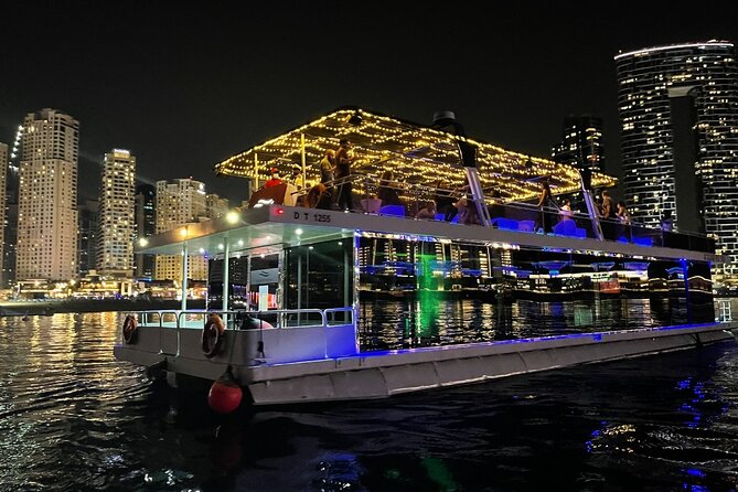 1 Hour Cruise Tour, Dubai Marina & Ain Dubai Including Drinks - Meeting Point and Pickup