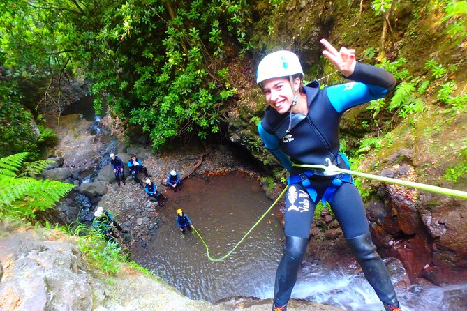 Canyoning Madeira Island - Level One - Refreshing Jumps Into Inviting Pools