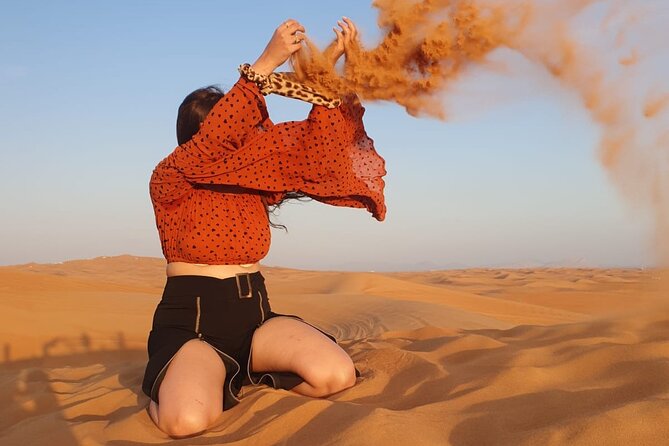 Dubai: Desert Safari 4x4 Dune With Camel Riding and Sandboarding - Camel Riding and Sandboarding