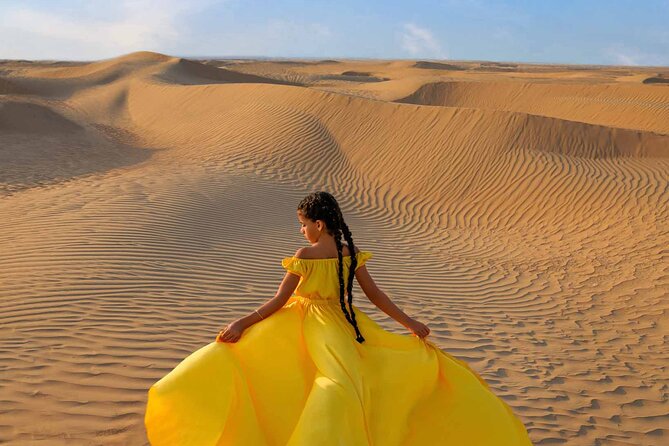 Dubai Flying Dress Private Photoshoot in the Desert - Private Transfers and Accessibility