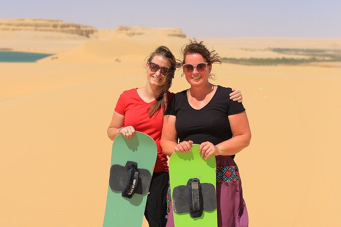 From Cairo: Desert Safari, Sandsurf, Camel, Magic Lake & Lunch - Mudawara Mountains Exploration