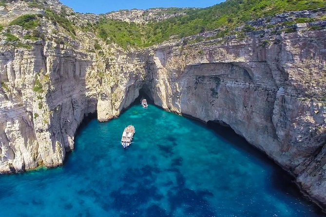 Full-Day Boat Tour of Paxos Antipaxos Blue Caves From Corfu - Sailing the Blue Caves