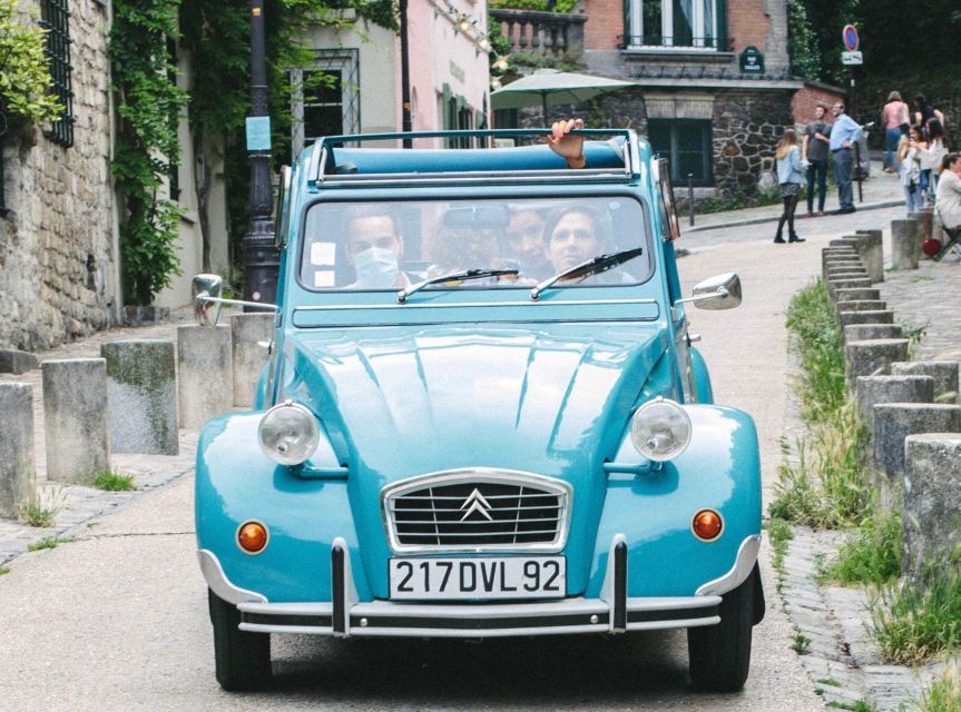 Guided Tour of Paris in Citroën 2CV - Inclusions