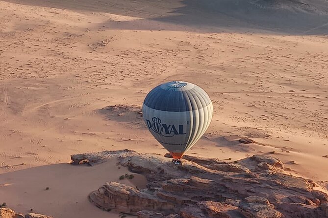 Hot Air Balloon Flight at Wadi Rum - End Point of the Activity