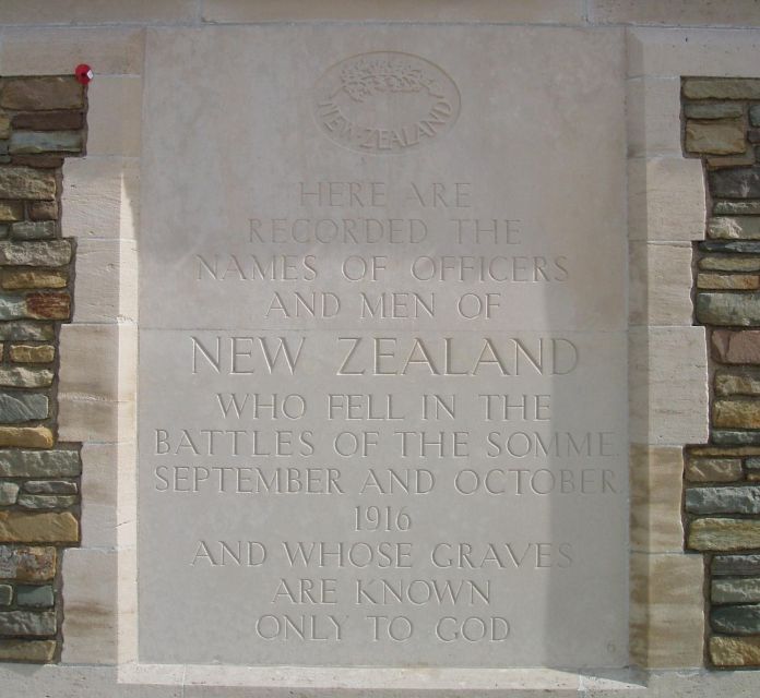New Zealand in WWI on the Somme & Artois From Amiens, Arras - The Battles of the Somme
